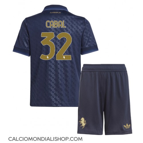 Maglie da calcio Juventus Juan Cabal #32 Terza Maglia Bambino 2024-25 Manica Corta (+ Pantaloni corti)